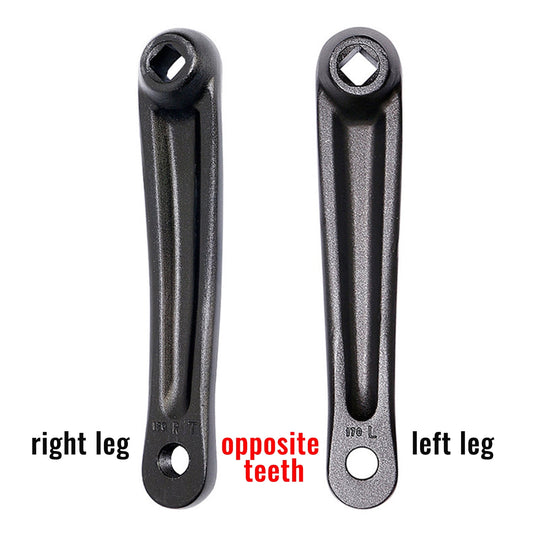 2Pcs 170mm Aluminum MTB Mountain Road Bike Crank Bicycle Square/Rhombic Hole Crankset Cycling Repair Part Left Crank Arm