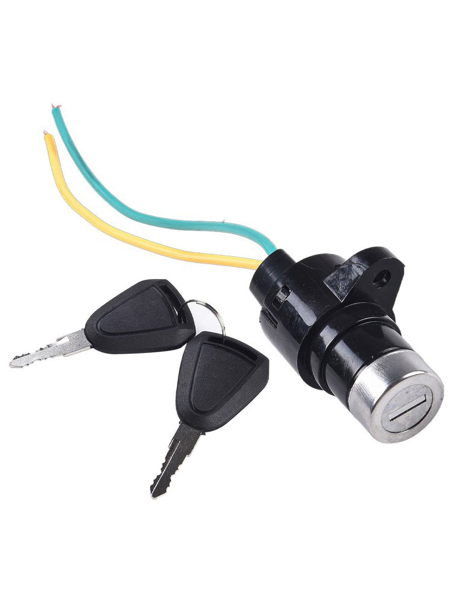 1 Set Ignition Key Ebike Switch 2 Wire Position For Electric Scooter E-Bike Lock