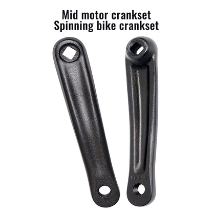 2Pcs 170mm Aluminum MTB Mountain Road Bike Crank Bicycle Square/Rhombic Hole Crankset Cycling Repair Part Left Crank Arm