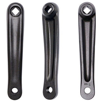 2Pcs 170mm Aluminum MTB Mountain Road Bike Crank Bicycle Square/Rhombic Hole Crankset Cycling Repair Part Left Crank Arm
