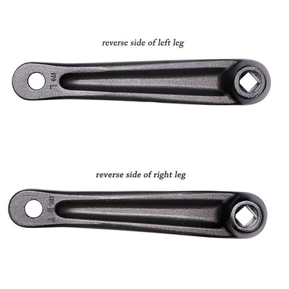 2Pcs 170mm Aluminum MTB Mountain Road Bike Crank Bicycle Square/Rhombic Hole Crankset Cycling Repair Part Left Crank Arm