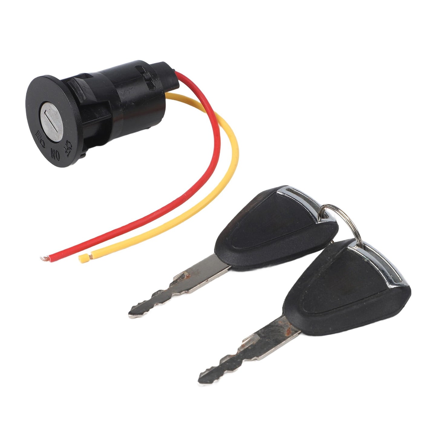 1 Set Ignition Key Ebike Switch 2 Wire Position For Electric Scooter E-Bike Lock
